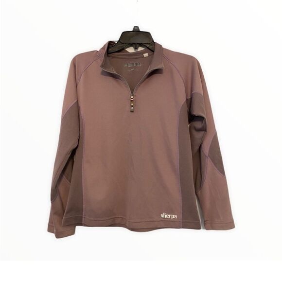 EUC SHERPA ADVENTURE GEAR 1/4 ZIP LONG SLEEVE BASE LAYER TOP - Picture 3 of 10